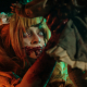 Zombiemädchen mit Puppe