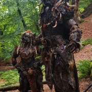Gnoll und Uruk Ork Fantasy Larp, Wald