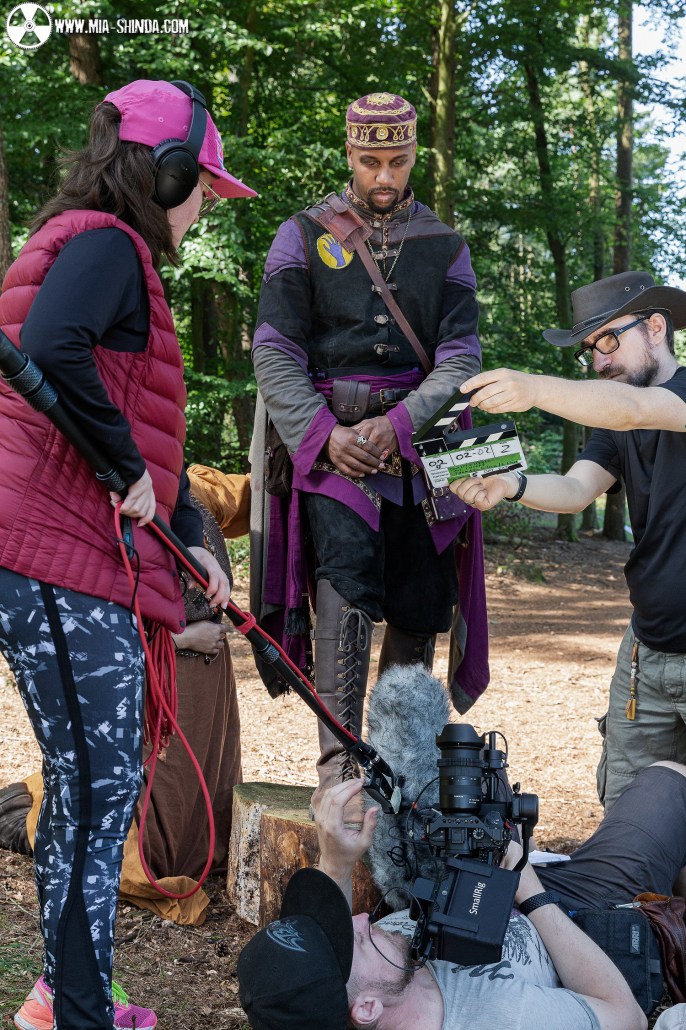 Dreharbeiten am Set, zweites Drehwochenende