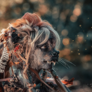 Hyäne Gnoll Tierwesen Fury Cosplay Larp Charakter