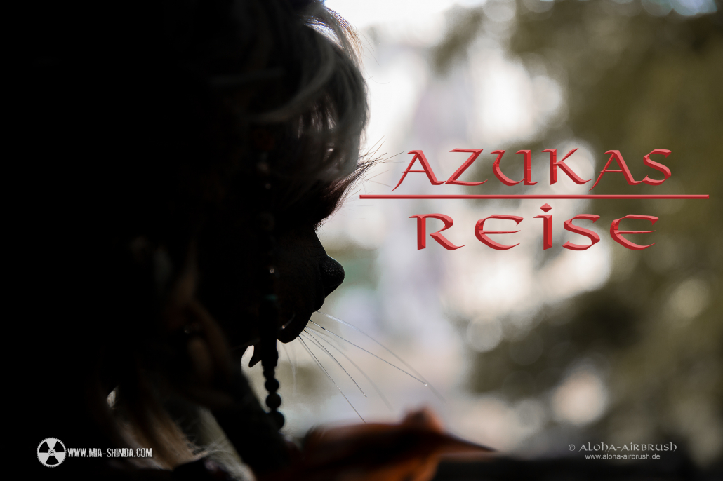 Während den Filmaufnahmen von "Azukas Reise" - Kunstfilmprojekt