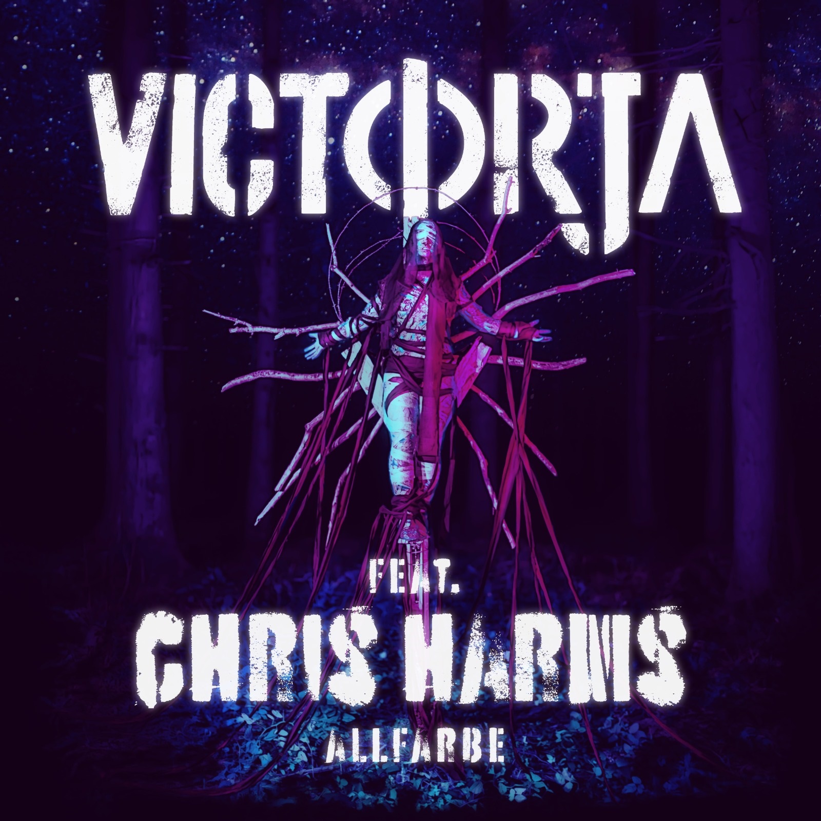 Hauptdarstellerin im Musikvideo Allfarbe